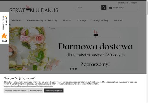 Serwetki u Danusi Adrianna Andrzejewska